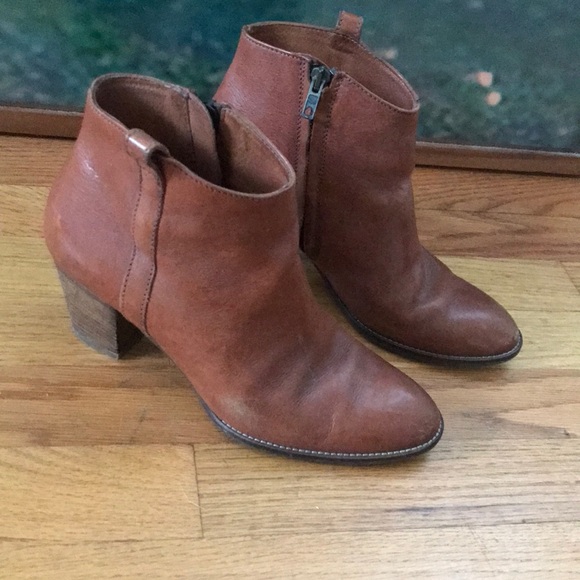 Madewell Billie boot in brown leather - Picture 2 of 4